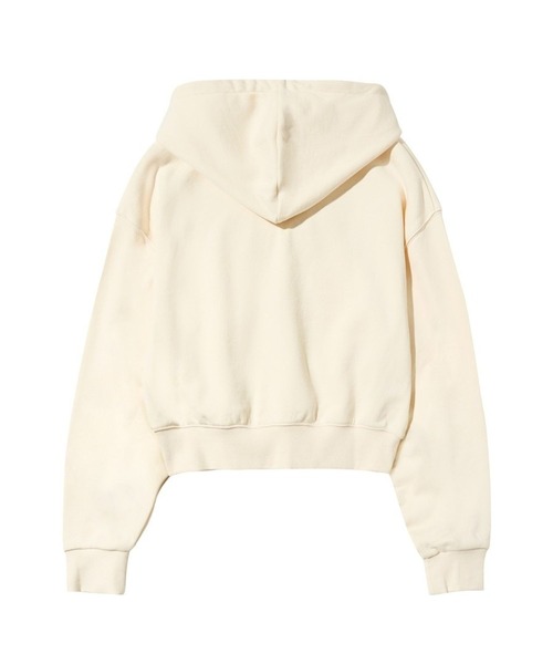AMESWORLDWIDE(アメスワールドワイド)の「【UNISEX】AMES WORLDWIDE /ベーシックロゴジップフーディー(パーカー・レディース・ブラック/グレー/クリーム/チャコール/ネイビー・SMALL/MEDIUM/LARGE)」の6枚目の写真