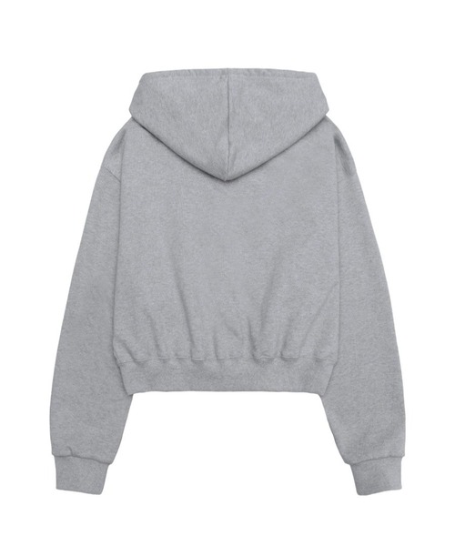AMESWORLDWIDE(アメスワールドワイド)の「【UNISEX】AMES WORLDWIDE /ベーシックロゴジップフーディー(パーカー・レディース・ブラック/グレー/クリーム/チャコール/ネイビー・SMALL/MEDIUM/LARGE)」の13枚目の写真