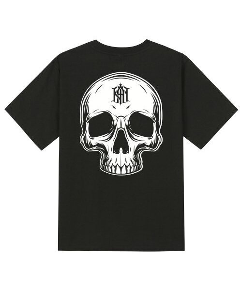 KAN6312(カン6312)の「KTB0180 カスタムスカル 半袖Tシャツ - ブラック(Tシャツ/カットソー・メンズ・その他・LARGE/X-LARGE/SMALL/MEDIUM)」の1枚目の写真