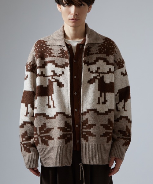 セール】ノルディック柄 カウチンニット セーター（ニット/セーター