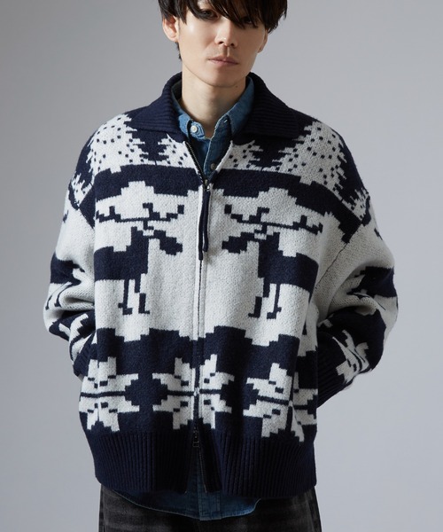 セール】ノルディック柄 カウチンニット セーター（ニット/セーター