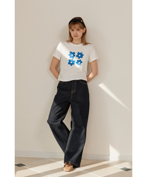 ANOETIC（アノエティック）の「NON FADE BASIC DAENIM PANTS（デニムパンツ・レディース・その他・SMALL/MEDIUM）」の2枚目の写真