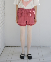 FUN FROM FUN（ファンフロムファン）の「Frilled Pumpkin Shorts, Deep Pink（その他パンツ）」