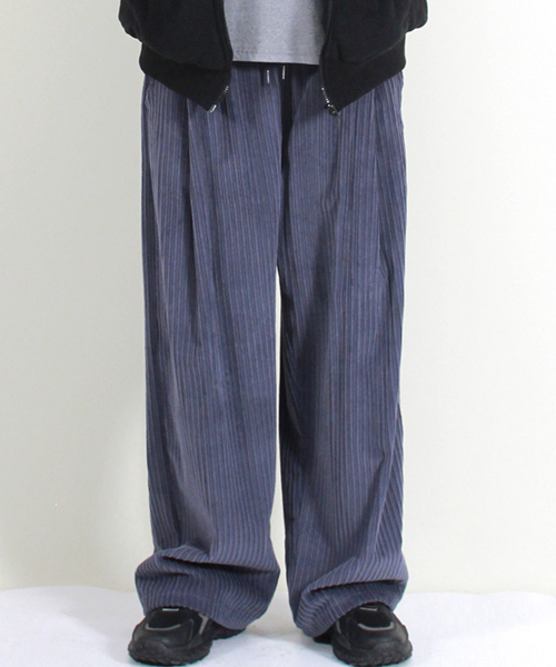DEMARC(ドゥマーク)の「コーデュロイリアルワイドツータックパンツグレーシュブルー(その他パンツ・メンズ・その他・MEDIUM/LARGE)」の8枚目の写真