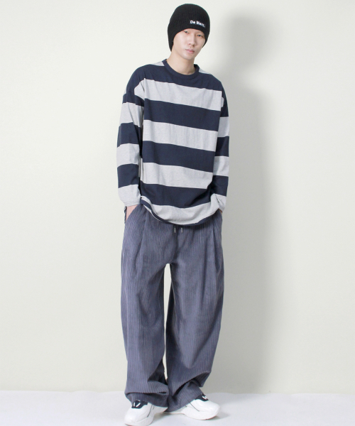 DEMARC(ドゥマーク)の「コーデュロイリアルワイドツータックパンツグレーシュブルー(その他パンツ・メンズ・その他・MEDIUM/LARGE)」の12枚目の写真