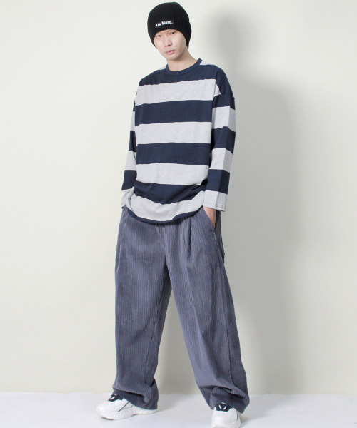 DEMARC(ドゥマーク)の「コーデュロイリアルワイドツータックパンツグレーシュブルー(その他パンツ・メンズ・その他・MEDIUM/LARGE)」の14枚目の写真