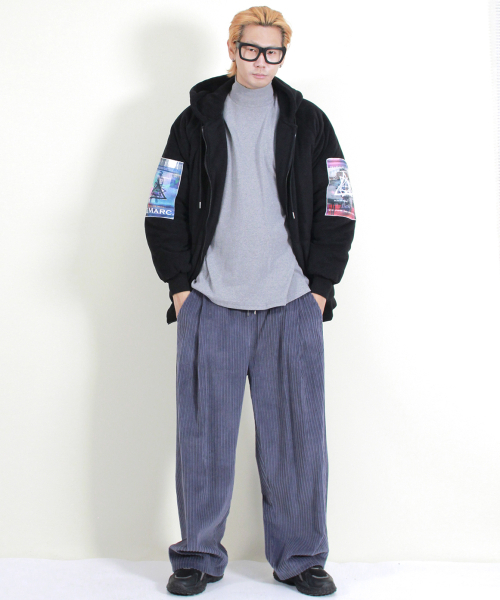 DEMARC(ドゥマーク)の「コーデュロイリアルワイドツータックパンツグレーシュブルー(その他パンツ・メンズ・その他・MEDIUM/LARGE)」の19枚目の写真