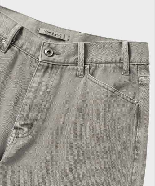 NONBLANK(ノンブランク)の「ダイングデニムパンツ_グレイッシュカーキ(デニムパンツ・メンズ・カーキ・MEDIUM/LARGE/X-LARGE)」の21枚目の写真