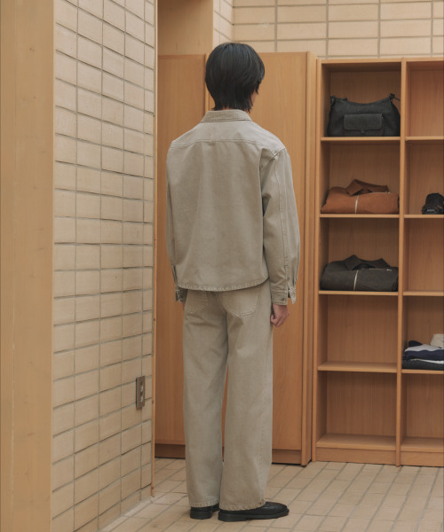 NONBLANK(ノンブランク)の「ダイングデニムパンツ_グレイッシュカーキ(デニムパンツ・メンズ・カーキ・MEDIUM/LARGE/X-LARGE)」の16枚目の写真