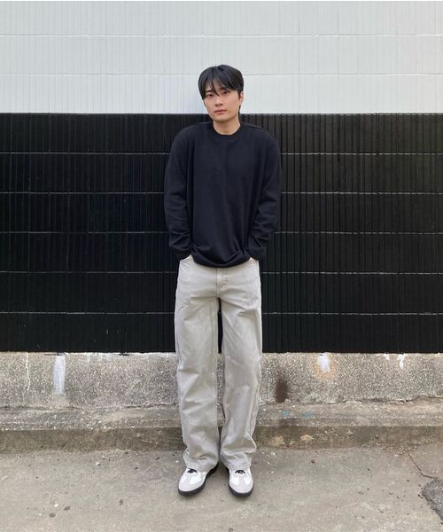 NONBLANK(ノンブランク)の「ダイングデニムパンツ_グレイッシュカーキ(デニムパンツ・メンズ・カーキ・MEDIUM/LARGE/X-LARGE)」の8枚目の写真