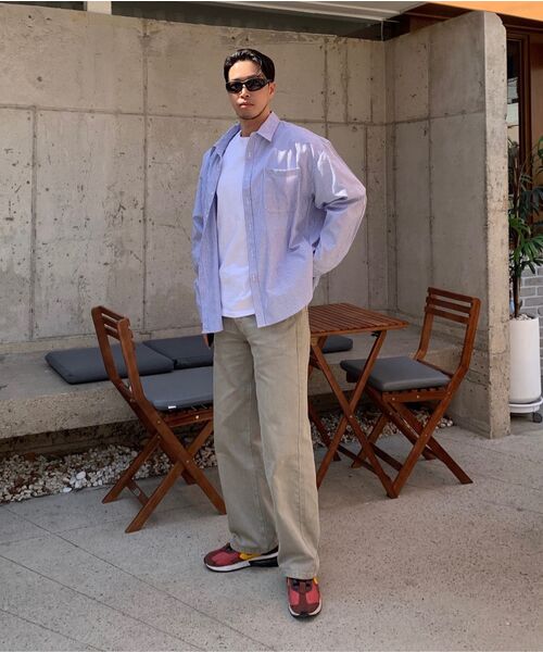 NONBLANK(ノンブランク)の「ダイングデニムパンツ_グレイッシュカーキ(デニムパンツ・メンズ・カーキ・MEDIUM/LARGE/X-LARGE)」の10枚目の写真