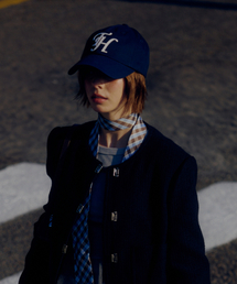 TRAFFIC HARMONY（トラフィック ハーモニー）の「DEEP SHAPE APPLIQUE LOGO BALLCAP_NAVY（キャップ）」