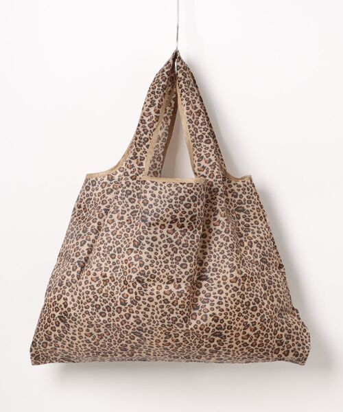 VIBGYOR Women(ヴィブジョー ウィメン)の「【urge select】ヒョウ柄 折りたたみ コンパクト ショッピングバッグ/エコバッグ(エコバッグ/サブバッグ・レディース・その他・MEDIUM/LARGE)」の2枚目の写真