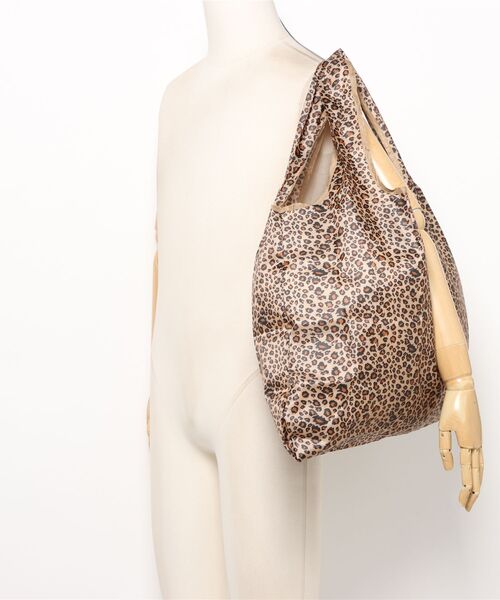 VIBGYOR Women(ヴィブジョー ウィメン)の「【urge select】ヒョウ柄 折りたたみ コンパクト ショッピングバッグ/エコバッグ(エコバッグ/サブバッグ・レディース・その他・MEDIUM/LARGE)」の6枚目の写真