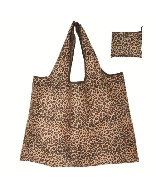 VIBGYOR Women(ヴィブジョー ウィメン)の「【urge select】ヒョウ柄 折りたたみ コンパクト ショッピングバッグ/エコバッグ(エコバッグ/サブバッグ・レディース・その他・MEDIUM/LARGE)」の9枚目の写真