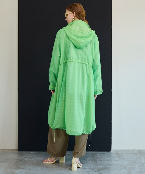 MAISON SPECIAL（メゾンスペシャル）の「Shear Moss Coat/シアーモッズコート（モッズコート・レディース・グリーン/ピンク・FREE）」の7枚目の写真