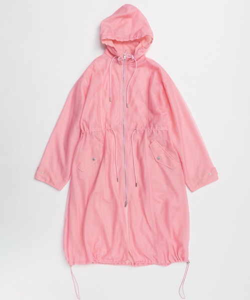 MAISON SPECIAL（メゾンスペシャル）の「Shear Moss Coat/シアーモッズコート（モッズコート・レディース・グリーン/ピンク・FREE）」の10枚目の写真