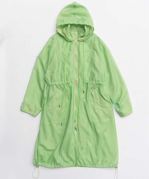 MAISON SPECIAL（メゾンスペシャル）の「Shear Moss Coat/シアーモッズコート（モッズコート・レディース・グリーン/ピンク・FREE）」の9枚目の写真