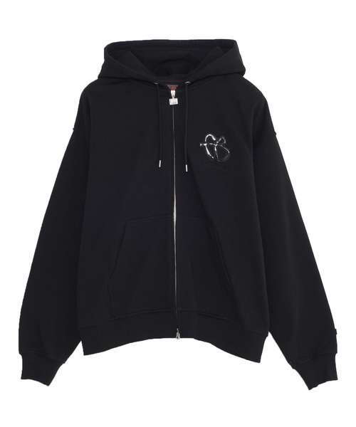 FUBU（ フブ）の「FUBU フブ ブランド FB Zip Hoodie / FBロゴ ジップパーカー（パーカー・メンズ・ブラック/アッシュグレー・XL/M/L）」の17枚目の写真