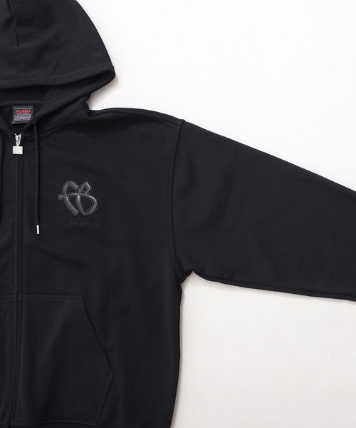 FUBU（ フブ）の「FUBU フブ ブランド FB Zip Hoodie / FBロゴ ジップパーカー（パーカー・メンズ・ブラック/アッシュグレー・XL/M/L）」の22枚目の写真