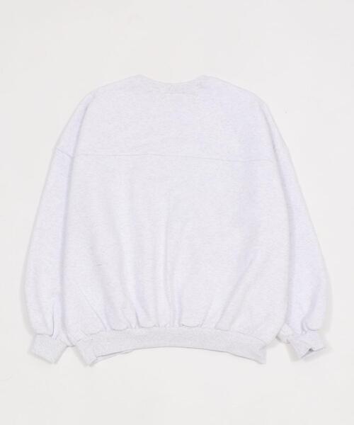 WOND（ウォンド）の「WOND/1985ロゴビッグスウェット（スウェット・レディース・ライトグレー/ネイビー・FREE）」の13枚目の写真