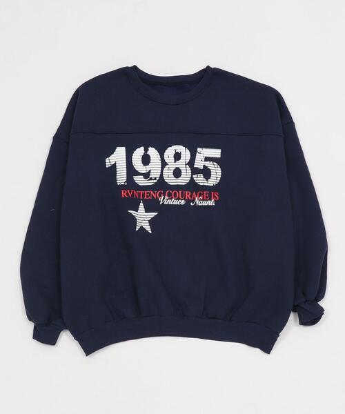 WOND（ウォンド）の「WOND/1985ロゴビッグスウェット（スウェット・レディース・ライトグレー/ネイビー・FREE）」の11枚目の写真