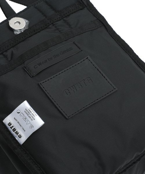 C WEAR BY THE GENIUS(シーウェアバイザジーニアス)の「デニムトートバッグミニブラック(トートバッグ・メンズ・その他・FREE)」の6枚目の写真