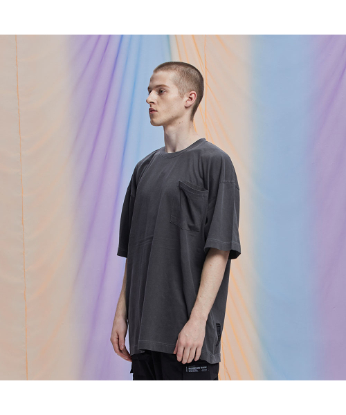 BALANT(バラント)の「ピグメントミニロゴポケットTシャツ - ダークグレー(Tシャツ/カットソー・メンズ・その他・MEDIUM)」の2枚目の写真