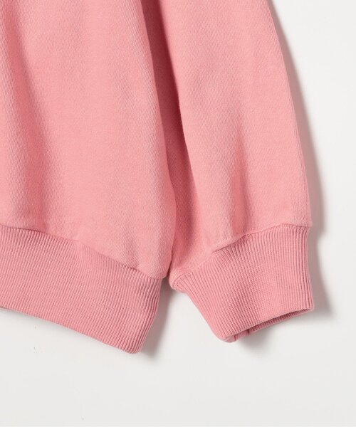 p.premier(ピードットプルミエ)の「イロチ買いしたいスプリングロゴトレーナー_ジュニア対応(スウェット・キッズ・グリーン/ピンク/チャコール/オレンジ/イエロー/ブルー/クリーム/オフホワイト・80/90/100/110/120/130/140)」の17枚目の写真