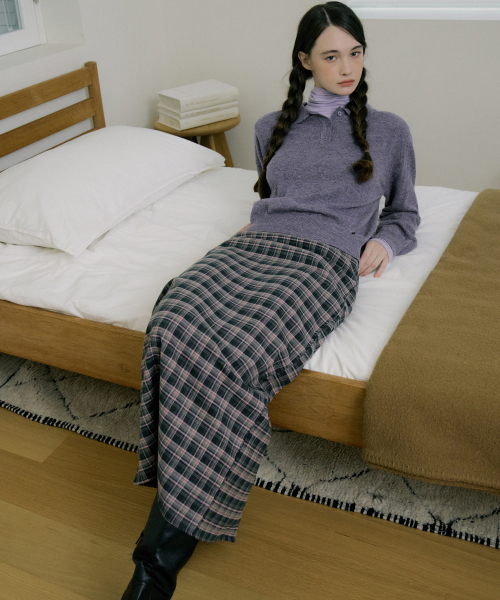 REORG(リオルグ)の「EOT SOFT CHECK MAXI SKIRT PINK GREEN(スカート・レディース・その他・SMALL/MEDIUM/LARGE)」の3枚目の写真