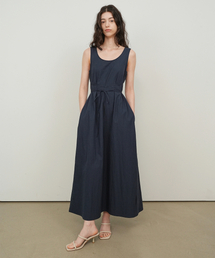 PAUL&ALICE（ポール&アリス）の「String Sleeveless Dress / Navy（ワンピース）」