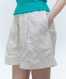 YOUNGOH（ヨンオ）の「プリーツバンディングショーツベージュ（その他パンツ）」