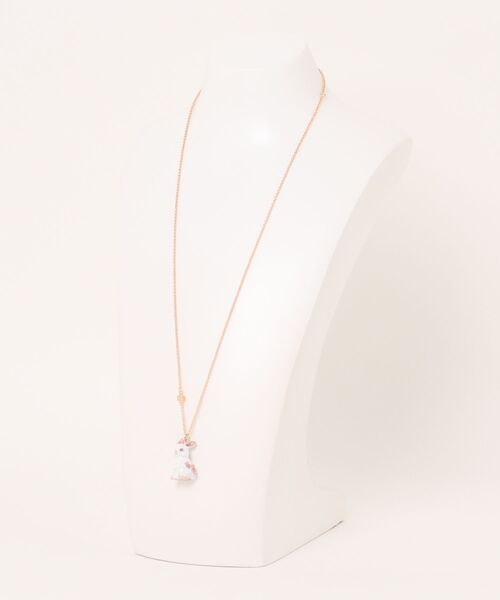 ANNA SUI（アナスイ）の「うさぎモチーフ ネックレス（ネックレス・レディース・ピンク・FREE）」の3枚目の写真