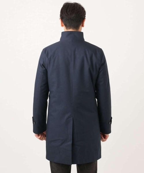MICHEL KLEIN HOMME (ミッシェルクランオム)の「2WAYスタンドカラーロングコート(ステンカラーコート・メンズ・グレー/ネイビー・MEDIUM/LARGE/X-LARGE)」の6枚目の写真