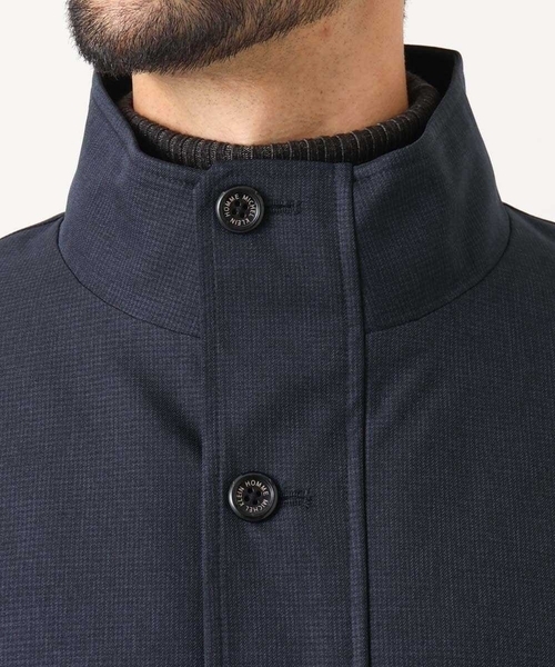 MICHEL KLEIN HOMME (ミッシェルクランオム)の「2WAYスタンドカラーロングコート(ステンカラーコート・メンズ・グレー/ネイビー・MEDIUM/LARGE/X-LARGE)」の7枚目の写真