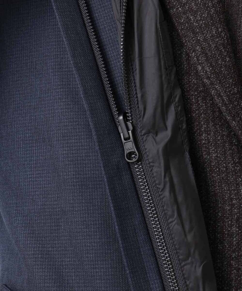 MICHEL KLEIN HOMME (ミッシェルクランオム)の「2WAYスタンドカラーロングコート(ステンカラーコート・メンズ・グレー/ネイビー・MEDIUM/LARGE/X-LARGE)」の14枚目の写真