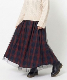 Mac-House | Idnes　リバーシブルネルチェックスカート(スカート)