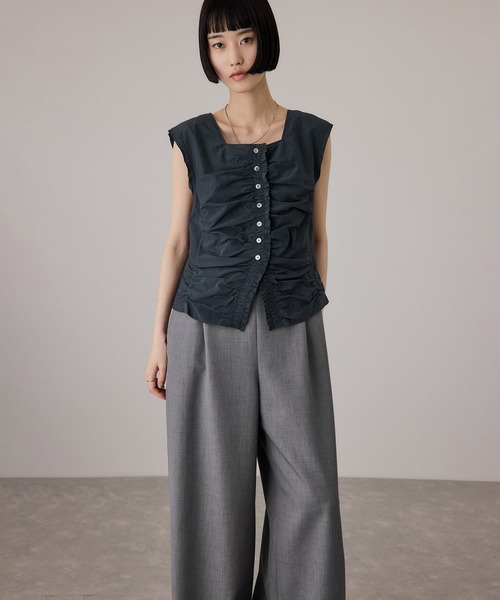 ブラウスコンビオールインワン（つなぎ/オールインワン）｜ADAM ET