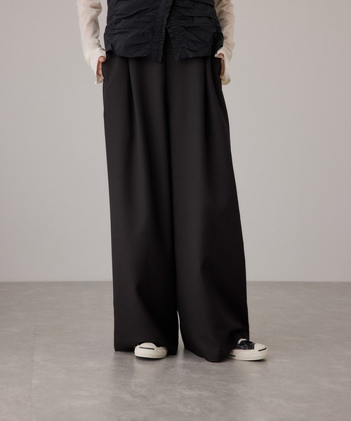 ADAM ET ROPE'（アダムエロペ）の「ブラウスコンビオールインワン（つなぎ/オールインワン・レディース・ブラック/ブルー系その他・36/38）」の15枚目の写真