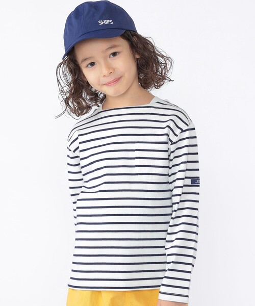 SHIPS(シップス)の「SHIPS KIDS:100~130cm /ボーダー ロングスリーブTシャツ(Tシャツ/カットソー・キッズ・ブルー/ホワイト・100/110/120/130)」の5枚目の写真