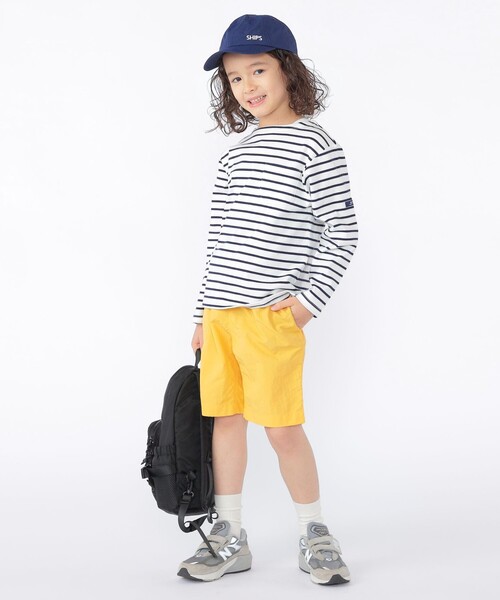 SHIPS(シップス)の「SHIPS KIDS:100~130cm /ボーダー ロングスリーブTシャツ(Tシャツ/カットソー・キッズ・ブルー/ホワイト・100/110/120/130)」の6枚目の写真