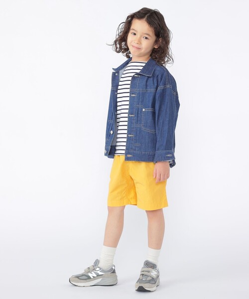 SHIPS(シップス)の「SHIPS KIDS:100~130cm /ボーダー ロングスリーブTシャツ(Tシャツ/カットソー・キッズ・ブルー/ホワイト・100/110/120/130)」の9枚目の写真