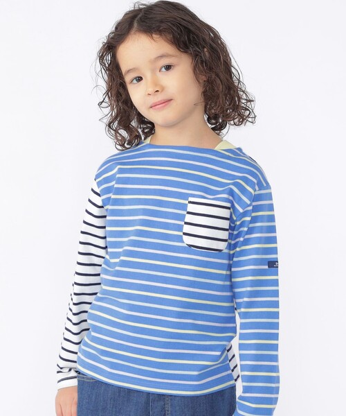 SHIPS(シップス)の「SHIPS KIDS:100~130cm /ボーダー ロングスリーブTシャツ(Tシャツ/カットソー・キッズ・ブルー/ホワイト・100/110/120/130)」の11枚目の写真