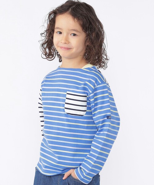 SHIPS(シップス)の「SHIPS KIDS:100~130cm /ボーダー ロングスリーブTシャツ(Tシャツ/カットソー・キッズ・ブルー/ホワイト・100/110/120/130)」の12枚目の写真