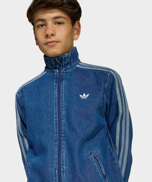 adidas（アディダス）の「ファイヤーバード トラックトップ デニム / ジャージ / アディダスオリジナルス adidas Originals（デニムジャケット・キッズ・ブルー・170/160/150/140/130）」の5枚目の写真
