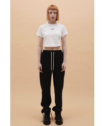 K-GARMENT（カメント）の「WスモールロゴクロップTシャツホワイト（Tシャツ/カットソー）」
