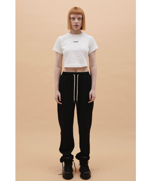 K-GARMENT(カメント)の「WスモールロゴクロップTシャツホワイト(Tシャツ/カットソー・レディース・その他・SMALL/X-SMALL)」の1枚目の写真