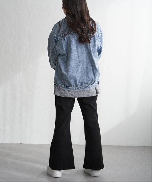 VENCEEXCHANGE（ヴァンスエクスチェンジ）の「デニムジャケット（ブルゾン・メンズ・ダークグレー/ターコイズブルー/ライトブルー/ブラック・LL/L/M）」の8枚目の写真