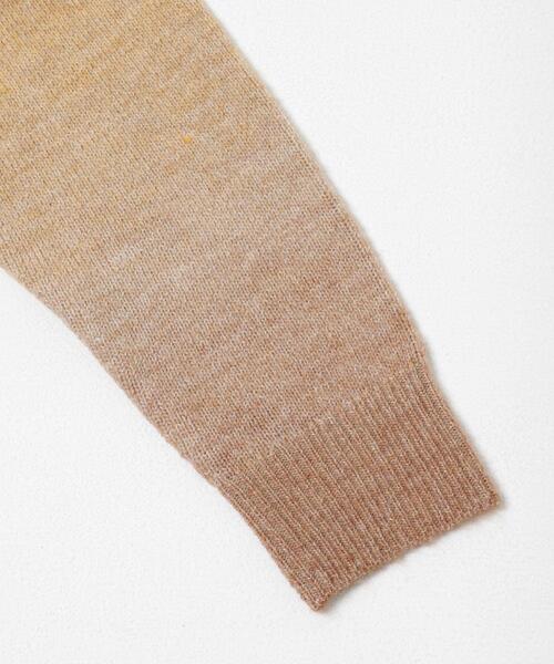 ITEMS URBANRESEARCH（アイテムズ アーバンリサーチ）の「スペースダイクルーネックニット（ニット/セーター・メンズ・ブラック/オリーブ/ブラウン・MEDIUM/LARGE）」の9枚目の写真