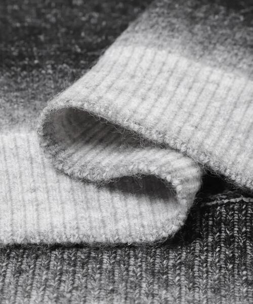 ITEMS URBANRESEARCH（アイテムズ アーバンリサーチ）の「スペースダイクルーネックニット（ニット/セーター・メンズ・ブラック/オリーブ/ブラウン・MEDIUM/LARGE）」の22枚目の写真